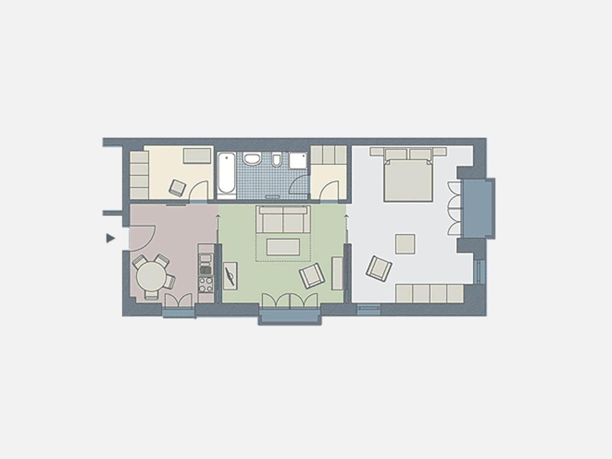 Kaiservillen Heringsdorf - Ferienwohnung Mit 1 Schlafzimmer Und Balkon Dr4 外观 照片